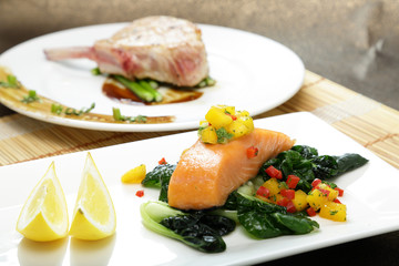 Close up Fresh Samol