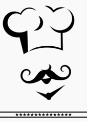 abstract chef drawing