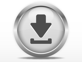 Grey download web button