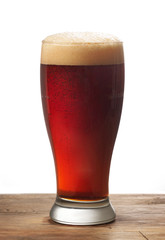 glass of dark beer