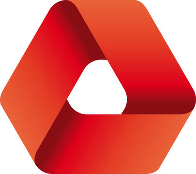 Logo triangolare rosso