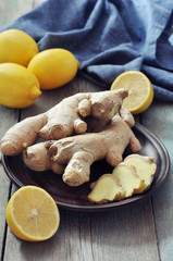 Ginger and lemons