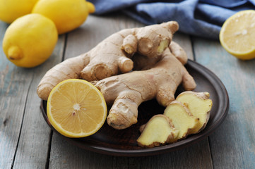 Ginger and lemons