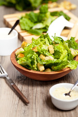 Classic Caesar Salad with croutons