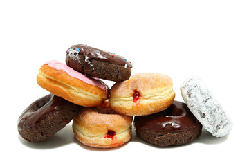 Donuts Stacked On Each Other