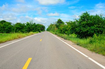 road straight