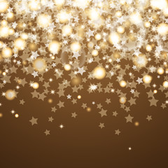 Vector Christmas Background with Stars