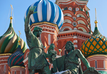 Fototapeta na wymiar Saint Basil Cathedral on Red square, Moscow