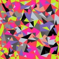 Rolgordijnen Zigzag Naadloze kleurrijke abstracte retro achtergrond