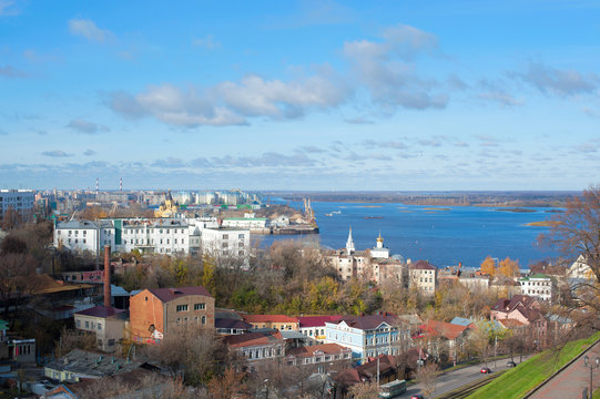 panorama of Nizhny Novgorod