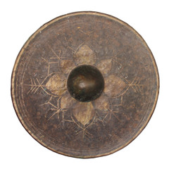 Isolated Thai native gong