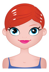 Smiling Red Headed Girl