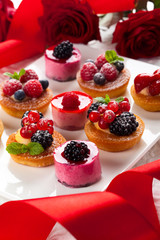 Assorted desserts