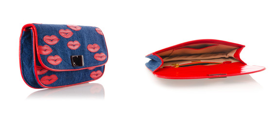 Woman bag isolated on the white background