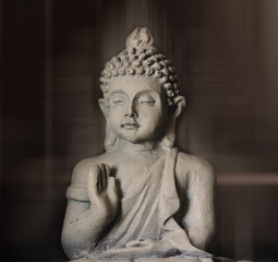 buddha meditation closeup