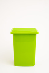 cassonetto verde - isolated recycling green container