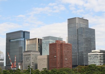Fototapeta premium Tokyo office building