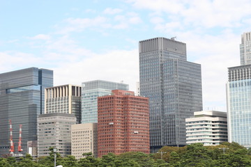 Fototapeta premium Tokyo office building