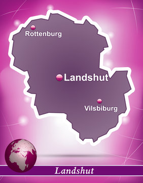 Landshut Abstrakter Hintergrund in Violett