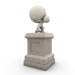 Atlas statue 5