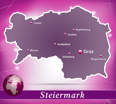 Steiermark Abstrakter Hintergrund in Violett