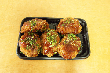 chicken Milanese with Teriyaki sauce