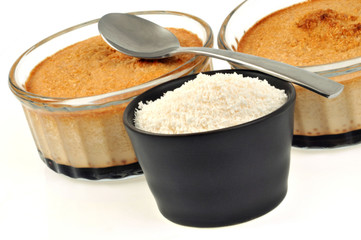 Flans à la noix de coco
