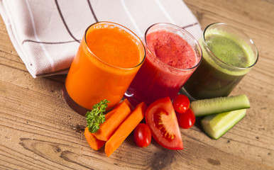 Fresh juice, mix vegetable 