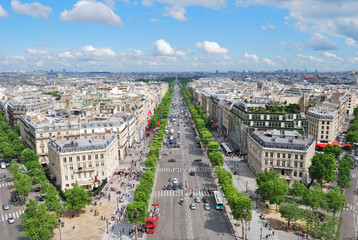 Naklejka premium Paris. Champs Elysees