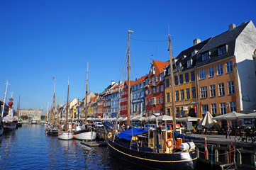 Nyhavn in Copenhagen, Denmark