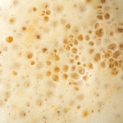 Foam in the coffee as a background