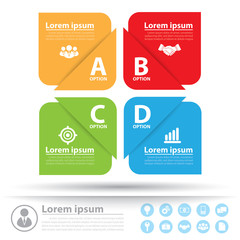 business banner infographics