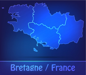 Bretagne als Scribble