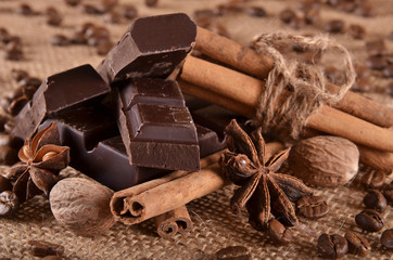 chocolate and spices