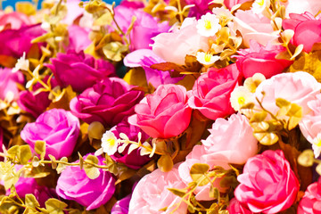 Fototapeta premium Artificial flowers