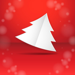 Simple Paper Christmas Tree.