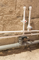 process of repair of bathroom (pipes, isolators and sewer)