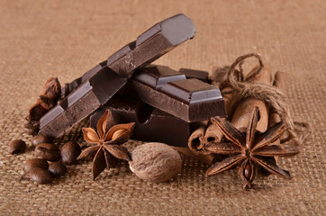 chocolate and spices