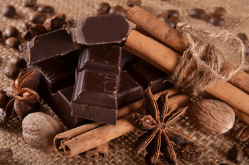 chocolate and spices