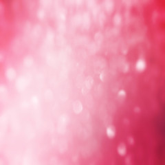 Red  bokeh abstract light background.