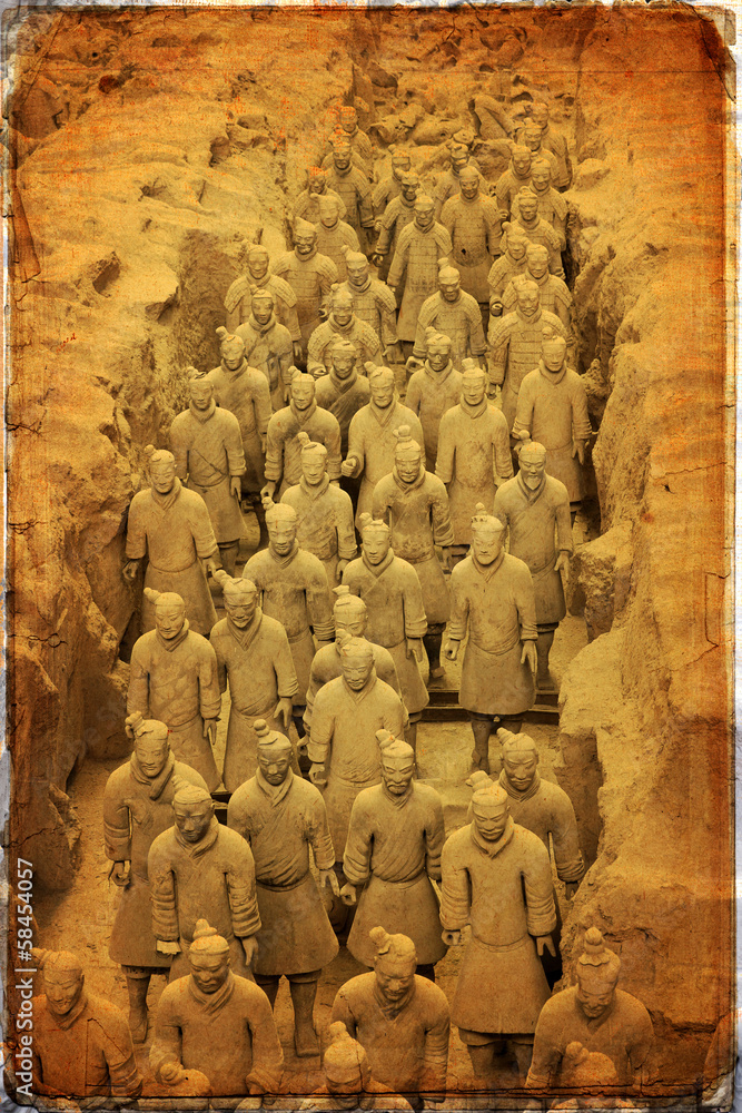 Wall mural chinese terracotta army - xian