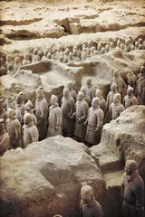 Keuken spatwand met foto Chinees terracotta leger - Xian © lapas77