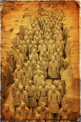 Keuken spatwand met foto Chinese terracotta army - Xian   © lapas77
