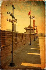 Deurstickers Xian - ancient city wall   © lapas77