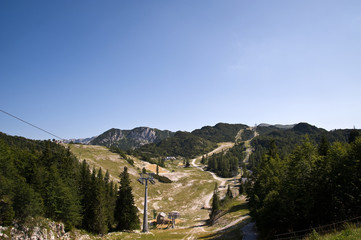 Nationalpark Triglav - Bergstation Vogel Slowenien