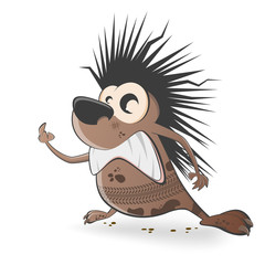 igel cartoon lustig