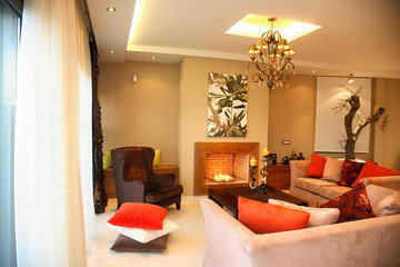 luxury interior of villa