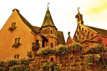 Alsazia, il villaggio di Eguisheim