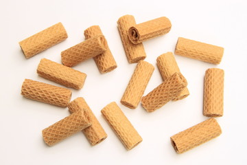 Waffelröllchen