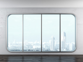 Obraz na płótnie Canvas Modern office window